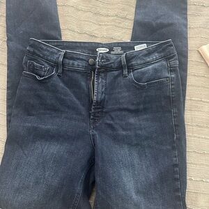 Old Navy Women's Dark Wash Straight Leg Jeans